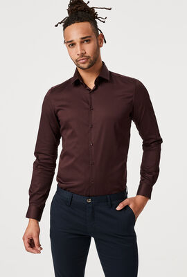 Edisson Shirt, Dark Burgundy, hi-res